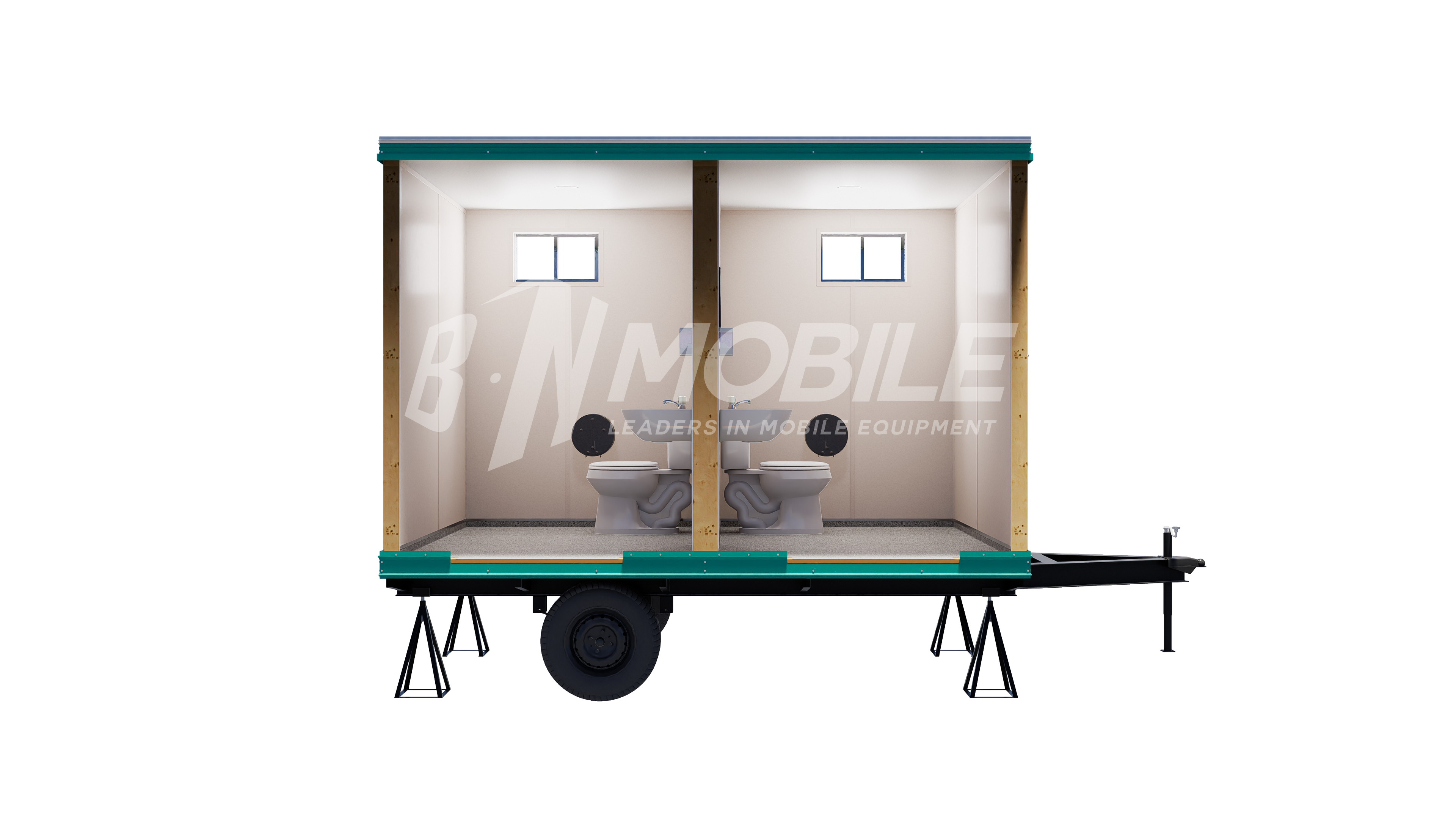 bn mobile, modular building, restroom, 8x16