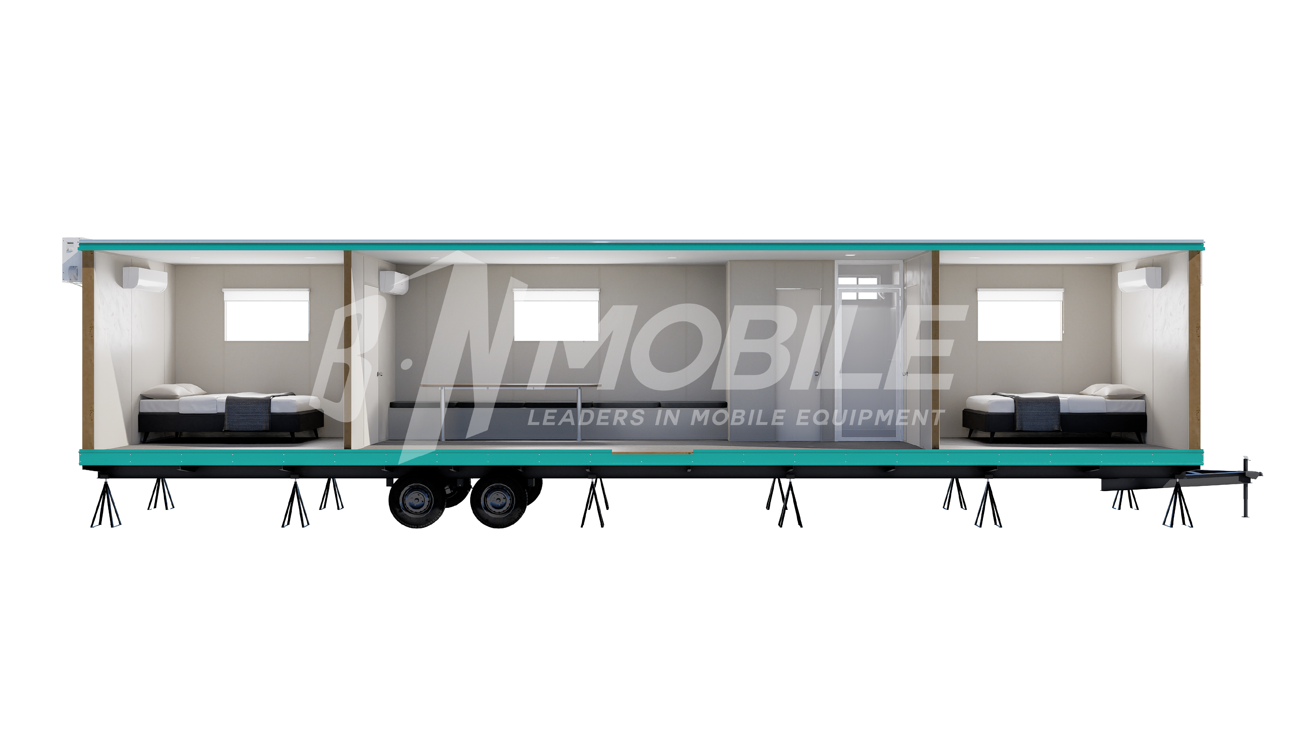 bn mobile, modular building, sleeping quarters, 10x48
