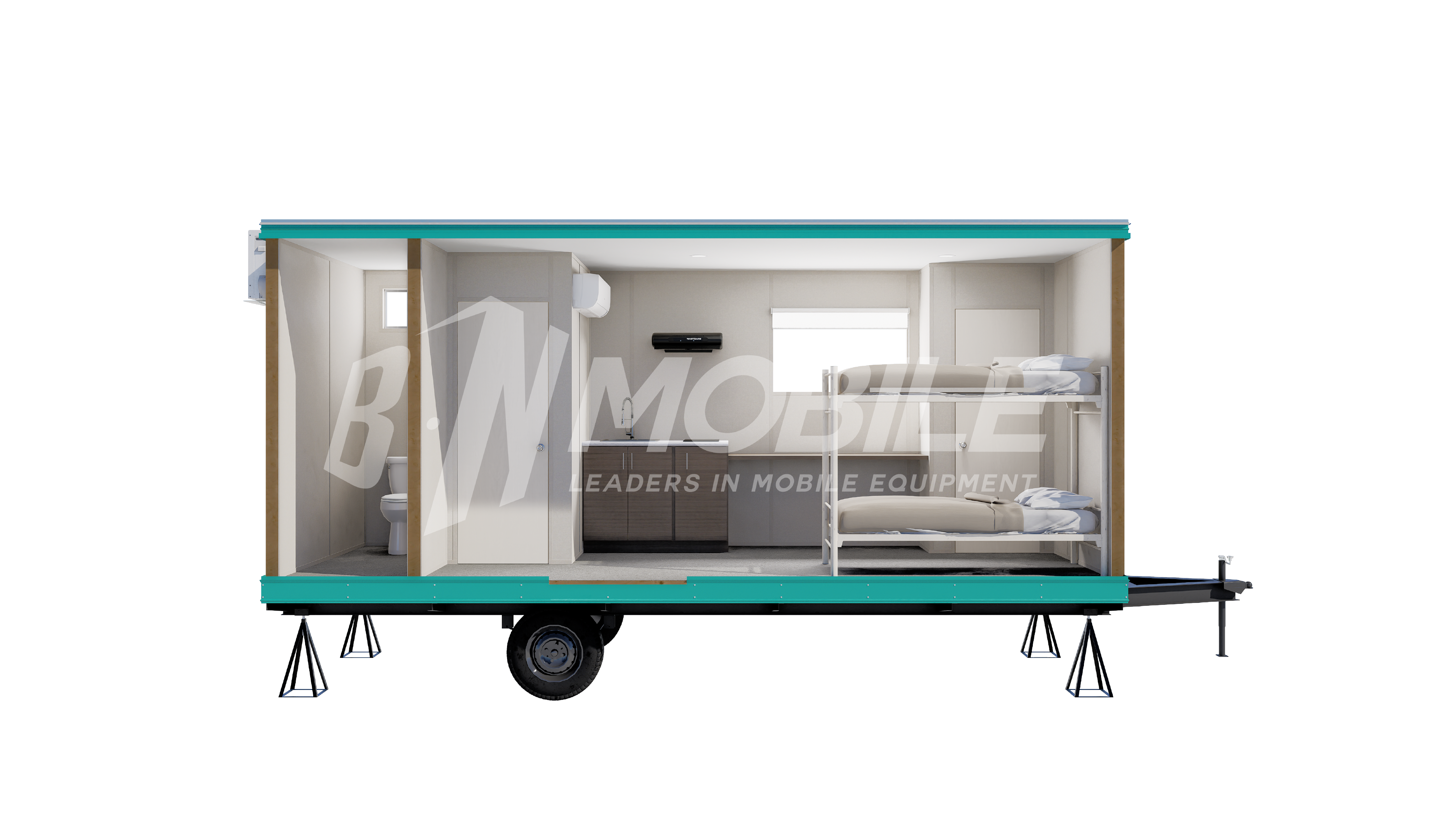 bn mobile, modular building, sleeping quarters, 8x24