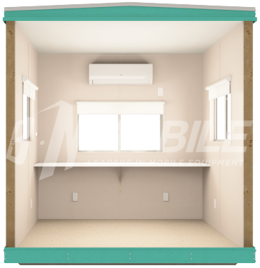 bn mobile, modular building, security booth, 8x8